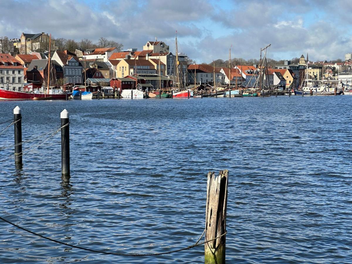 Weitblick - Mit Strandkorb, Mehr Meer Geht Nicht Glücksburg Exteriér fotografie